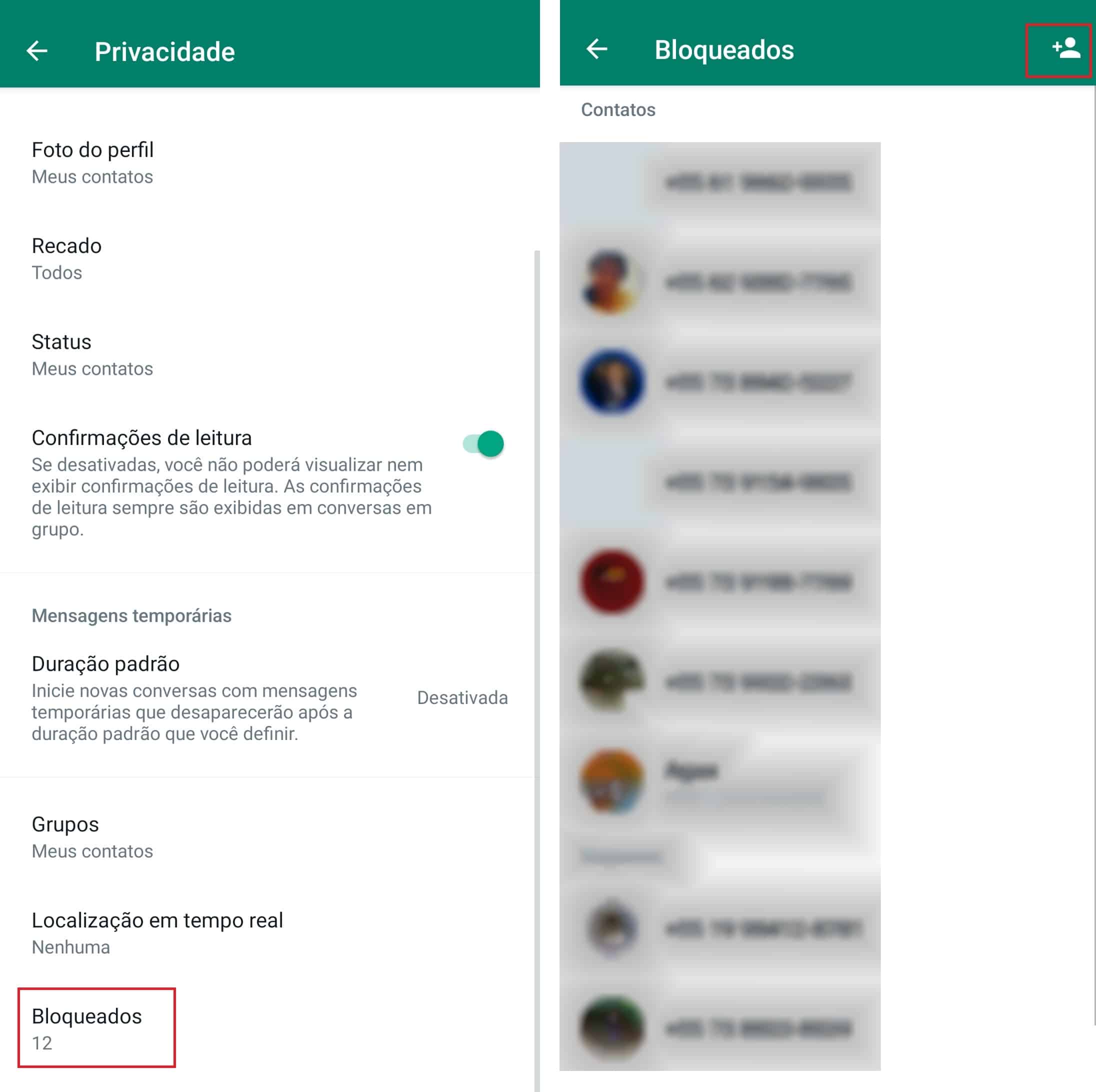 Como bloquear alguém no WhatsApp 4 WhatsApp