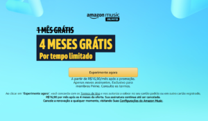 Amazon Music Unlimited entra em promoção e fica de graça por 4 meses; saiba como aproveitar