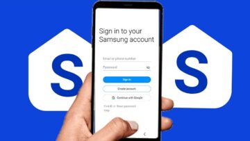 criar uma conta Samsung