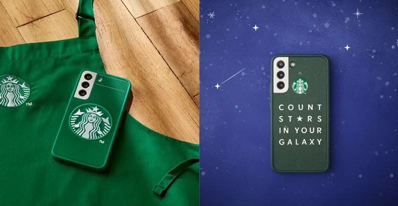 capinhas Starbucks para o Galaxy S22