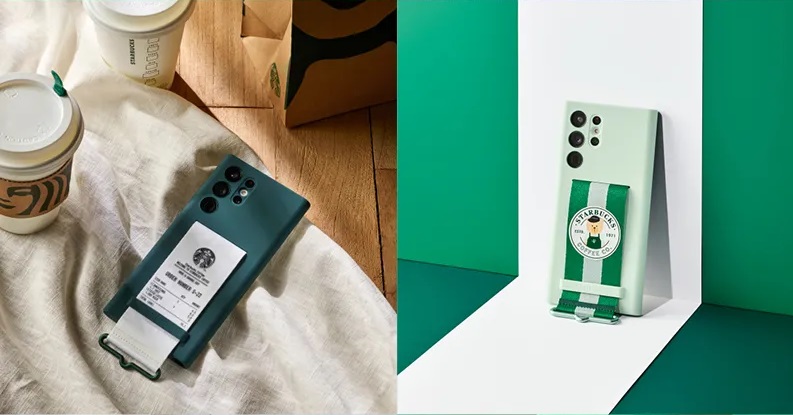 capinhas Starbucks para o Galaxy S22