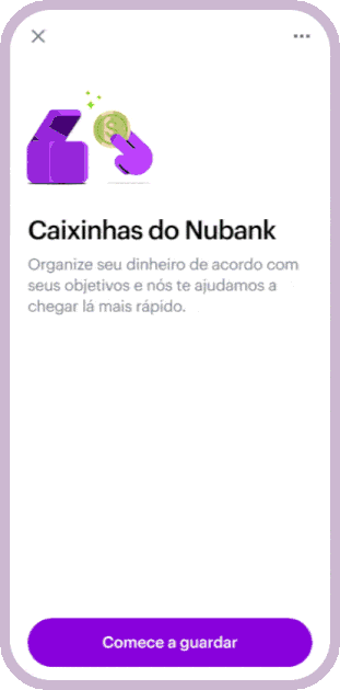 caixinhas nubank