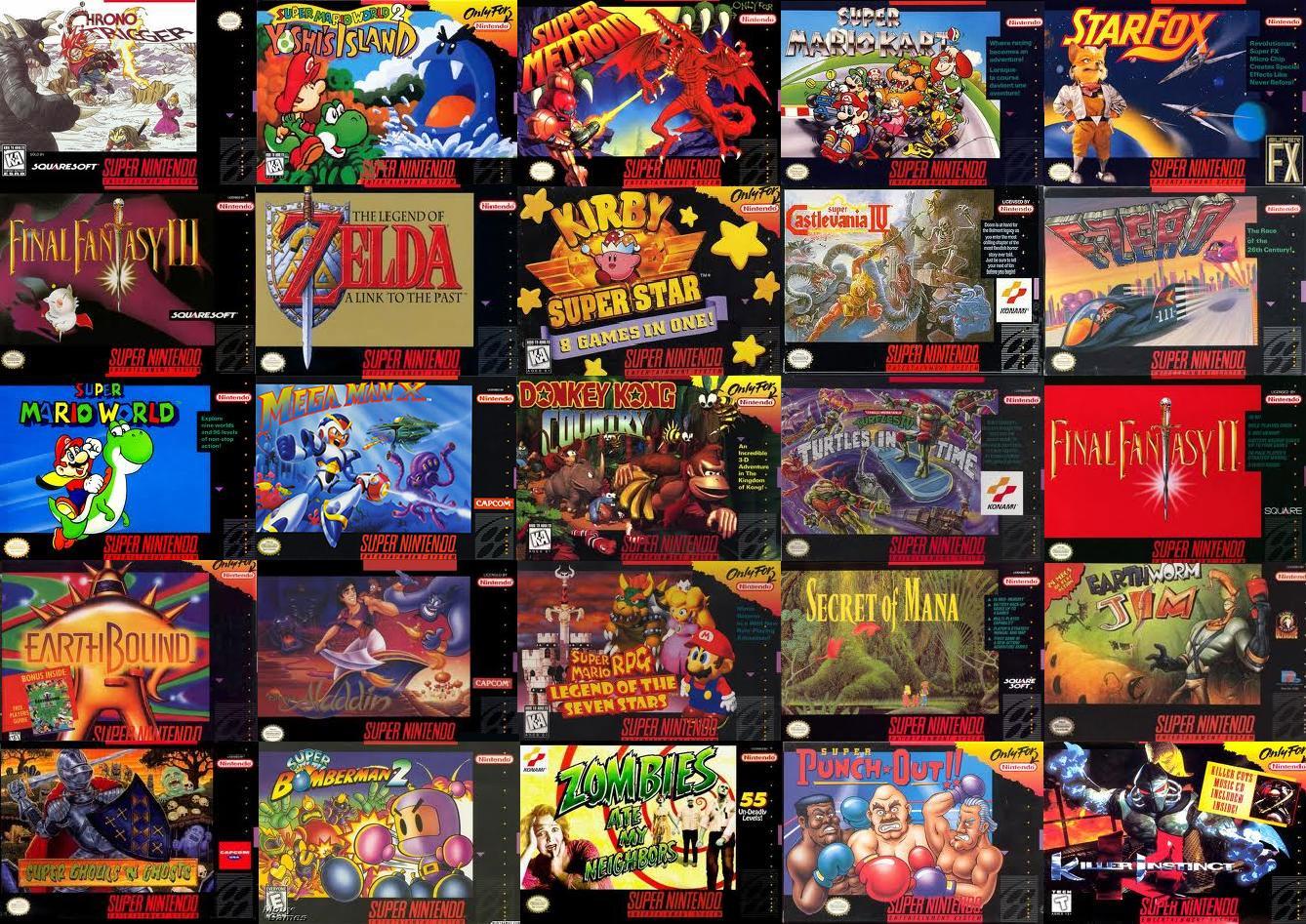 Os 50 melhores jogos do Super Nintendo (SNES)! - Liga dos Games