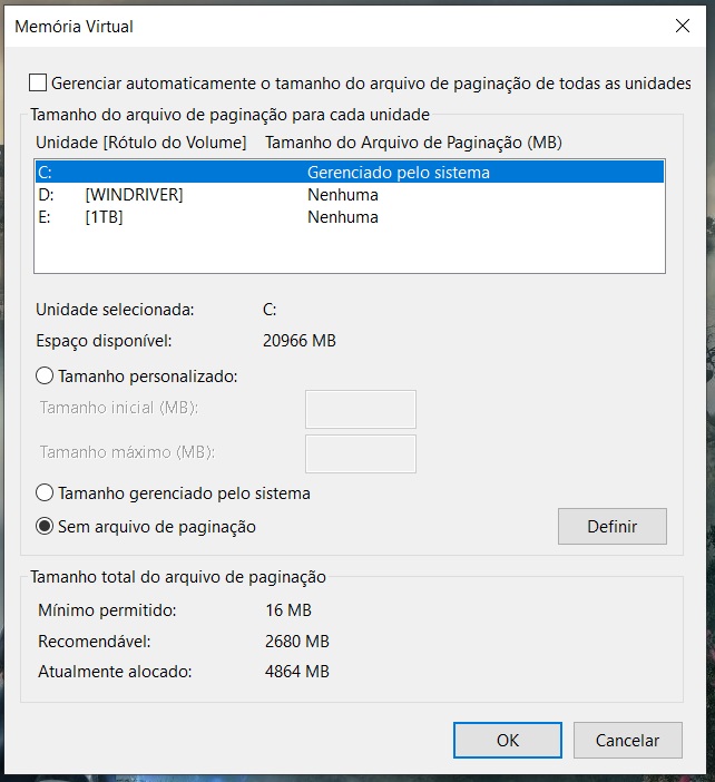 100% disco rígido