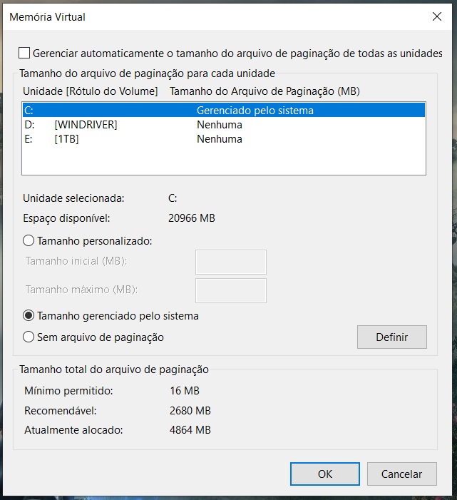 100% disco rígido