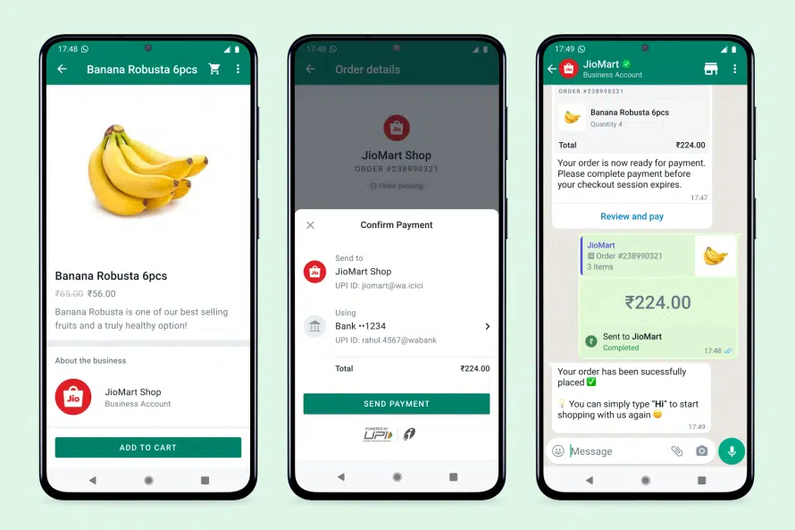 Compras de supermercado no WhatsApp