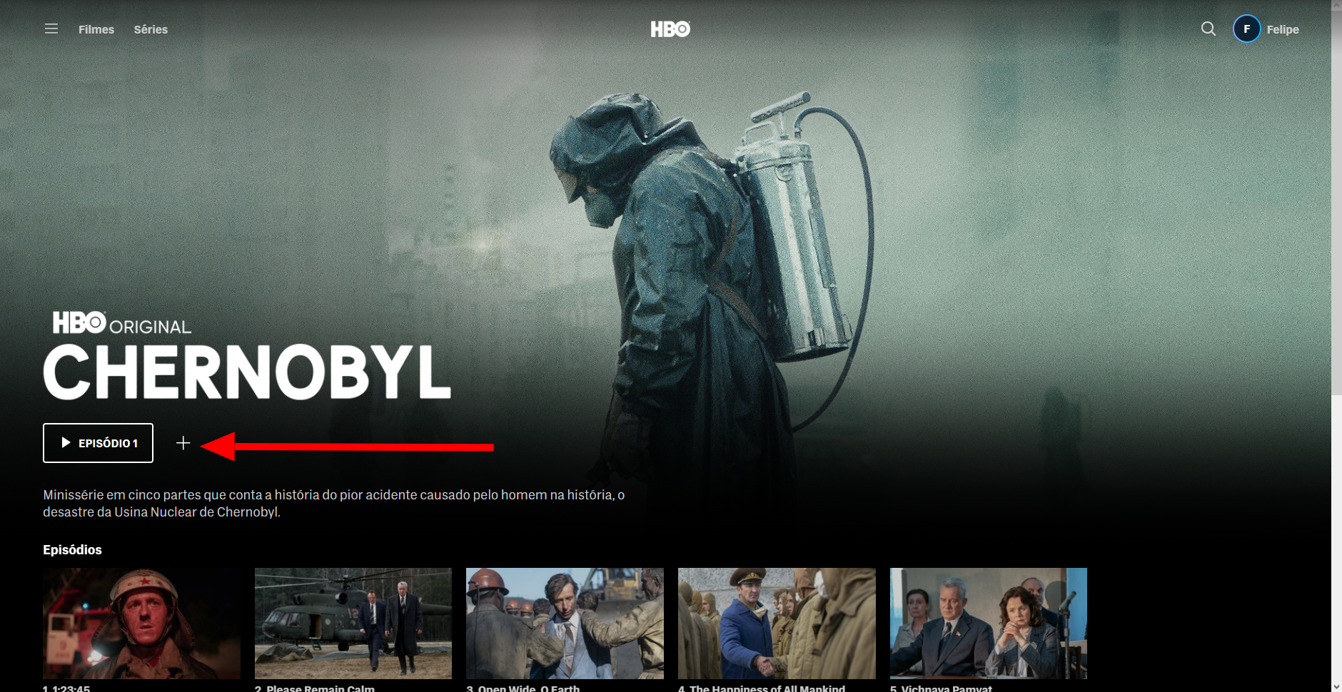 HBO Max Minha Lista