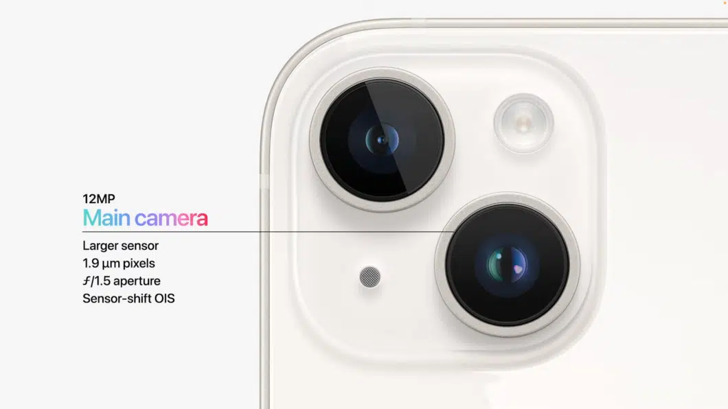 Câmeras do iPhone 14