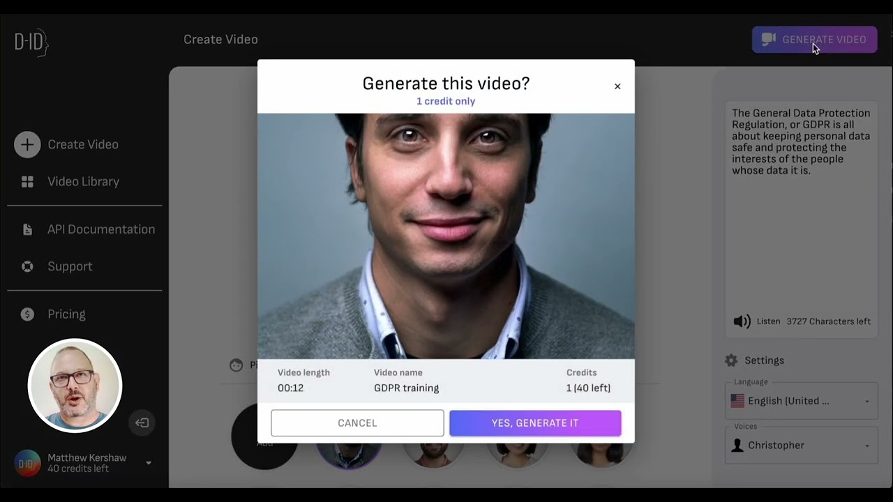 Impressionante! Inteligência artificial cria um vídeo seu usando apenas uma foto e um texto