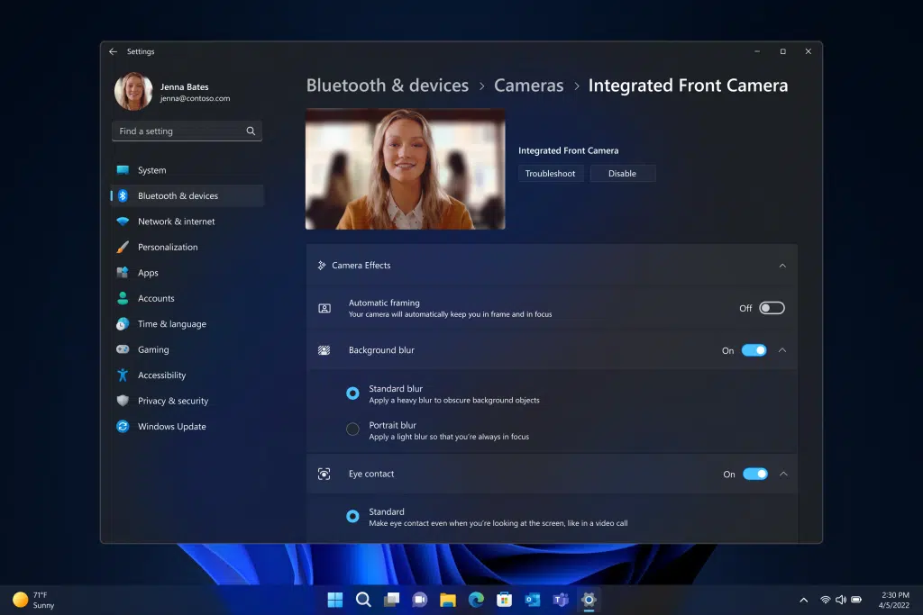 Windows Studio Effects