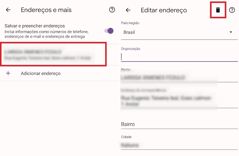 preenchimento automático