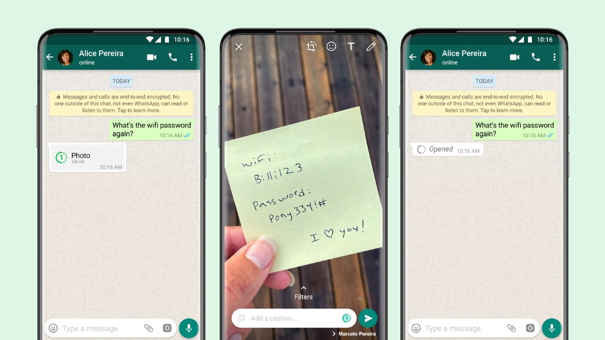 WhatsApp começa a impedir prints de fotos e vídeos de visualização única