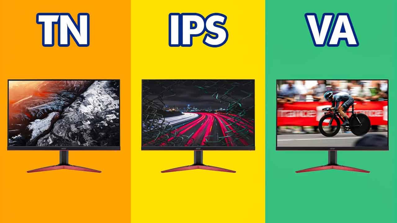 Qual a diferença entre os tipos de painéis LCD: IPS, TN ou VA