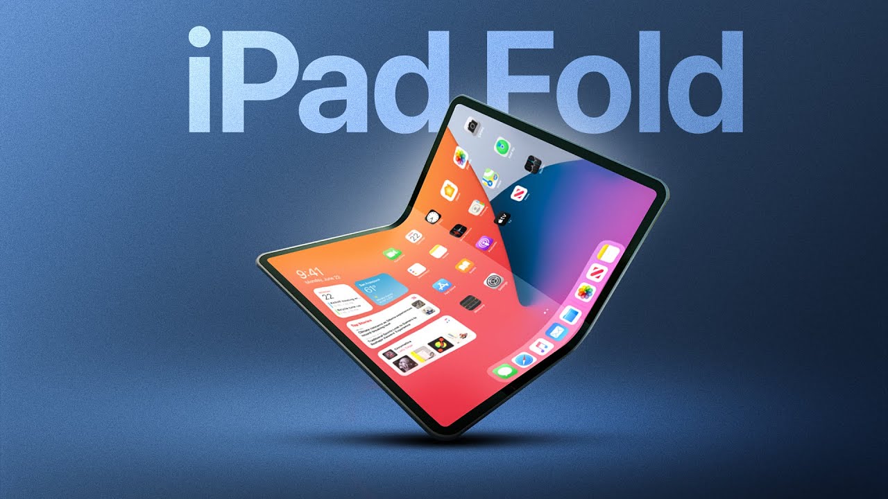 iPad com tela dobrável
