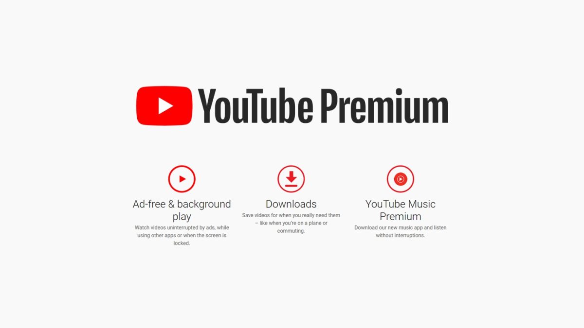 YouTube Premium vantagens