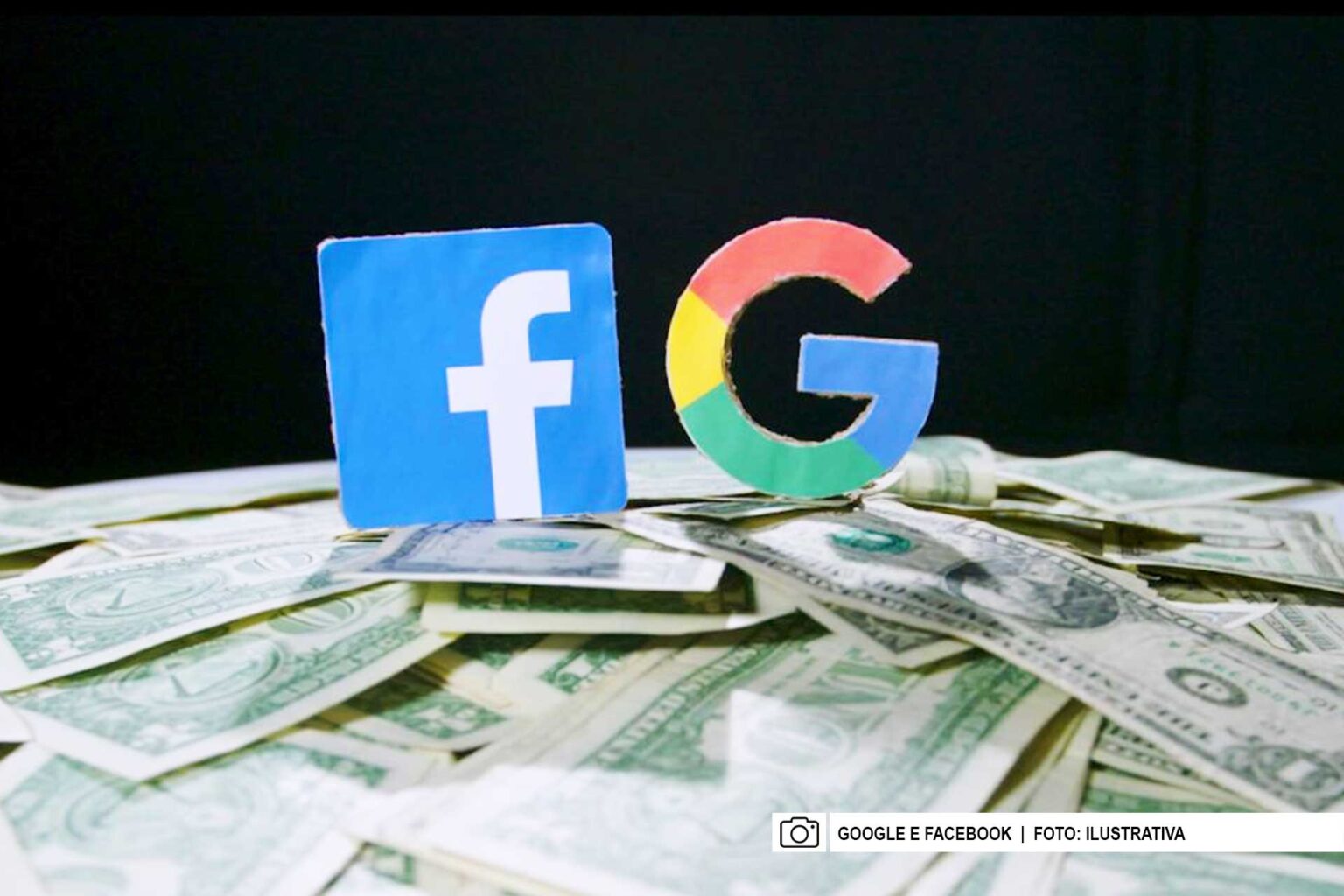 Facebook Google dinheiro