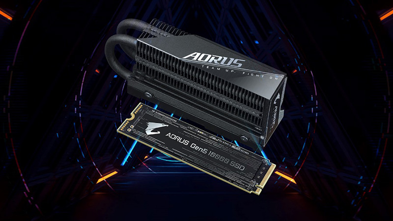 Com dissipador colossal, Gigabyte anuncia o SSD PCIe 5.0 Aorus Gen5 10000