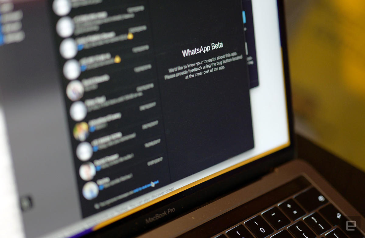 WhatsApp Beta macOS