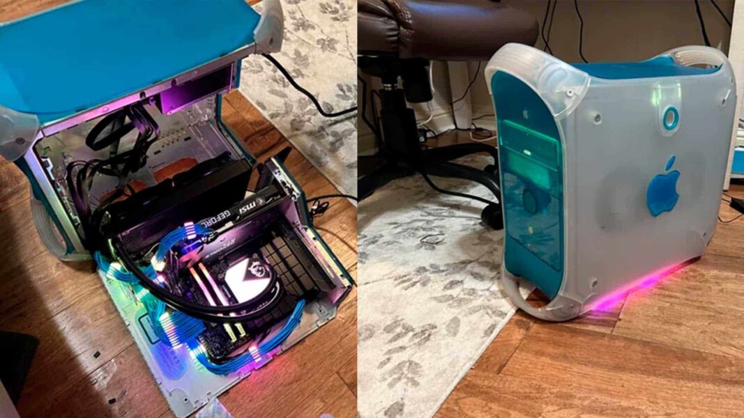 Esse é um PC gamer com o lendário gabinete do Apple PowerMac G3